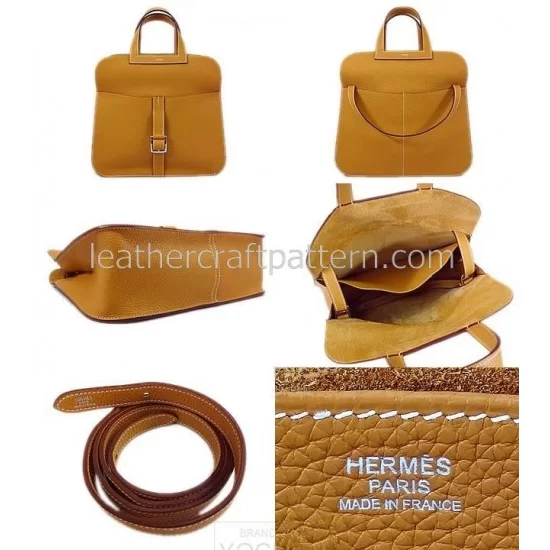 clear #hermes #bag #clearhermesbag  Diy leather bag, Bucket bag pattern, Bag  pattern