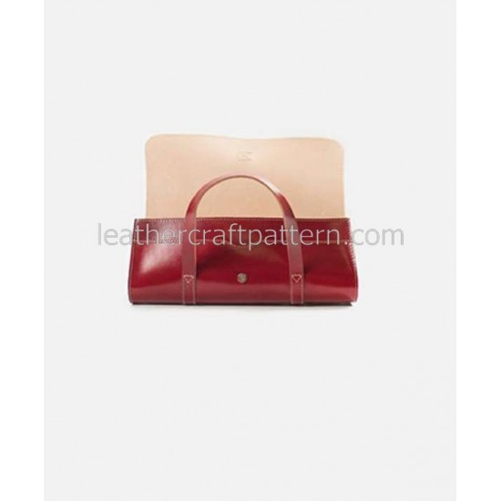 With instruction Leather Baguette handbag pattern PDF instant download ACC-49 With instruction Leather Baguette handbag pattern PDF instant download ACC-49