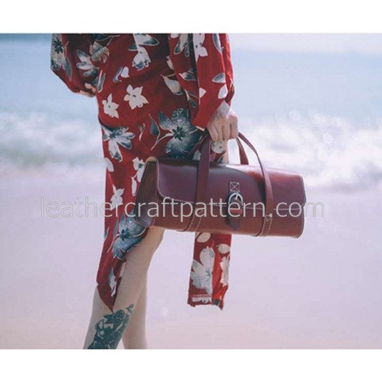With instruction Leather Baguette handbag pattern PDF instant download ACC-49 With instruction Leather Baguette handbag pattern PDF instant download ACC-49