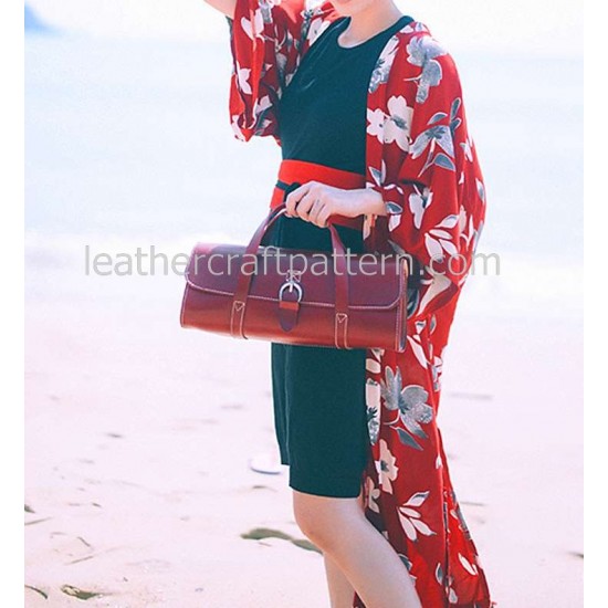 With instruction Leather Baguette handbag pattern PDF instant download ACC-49 With instruction Leather Baguette handbag pattern PDF instant download ACC-49