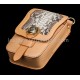 With instruction leather waist bag pattern Locomotive pocket pattern PDF instant download ACC-50