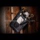 With instruction leather waist bag pattern Locomotive pocket pattern PDF instant download ACC-50