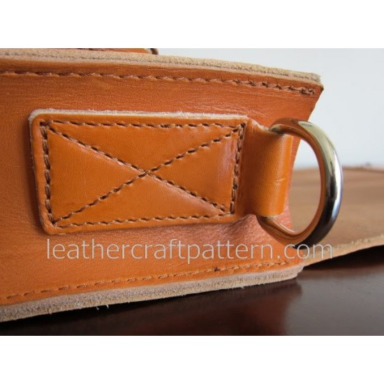 With instruction leather bag pattern cross body bag pattern bag sewing pattern PDF instant download ACC-55 