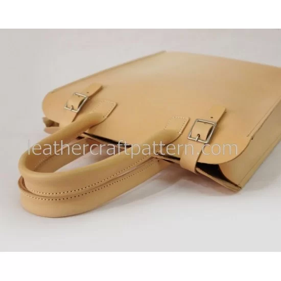 Leather bag pattern PDF - by LeatherHubPatterns