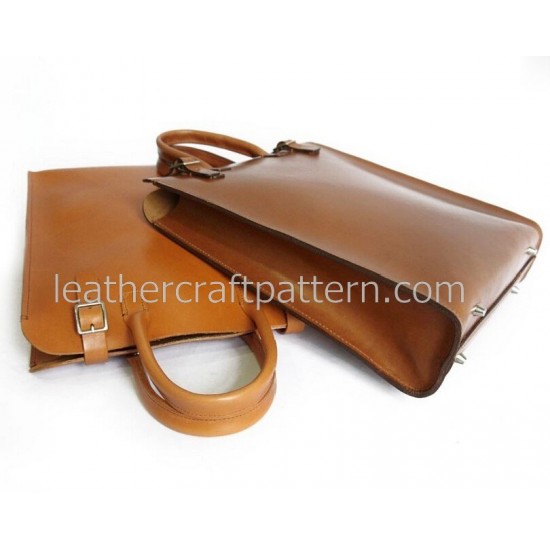 With instruction - PDF sewing patterns Tote Bag pattern handbag instant download ACC-56 leather craft leather working pattern 