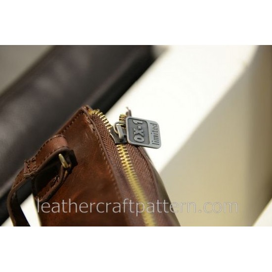 Leather bag patterns ACC-57 women shoulder bag hand bag dress bag fasion bag patterns PDF instant download leathercraft patterns