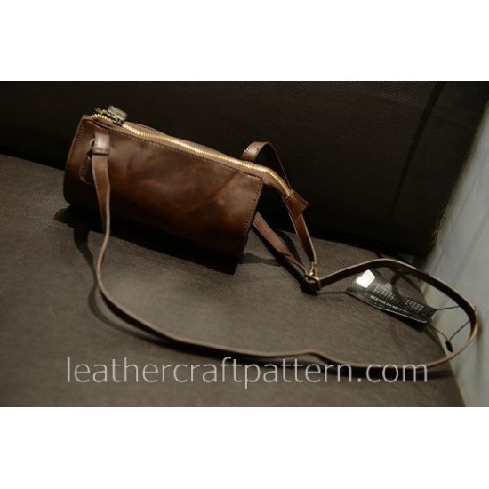 Leather bag patterns ACC-57 women shoulder bag hand bag dress bag fasion bag patterns PDF instant download leathercraft patterns