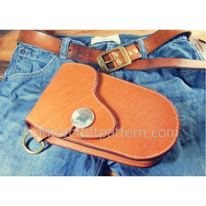 Free PDF leather patterns download, leather bag patterns, leather