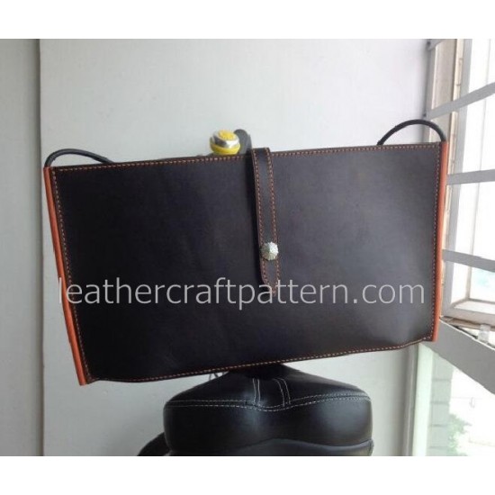 Leather bag pattern cross body bag pattern bag sewing pattern PDF instant download ACC-60
