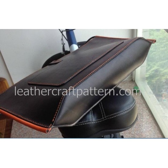 Leather bag pattern cross body bag pattern bag sewing pattern PDF instant download ACC-60