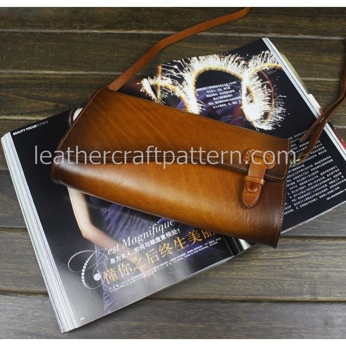 Leather bag pattern, women, shoulder, pattern, bag, sewing pattern, PDF