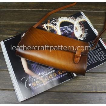 Leather bag pattern women shoulder pattern bag sewing pattern PDF instant download ACC-62