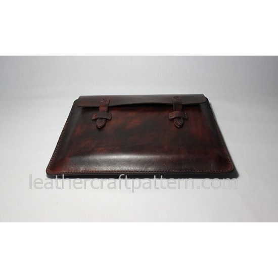 Leather bag pattern briefcase pattern bag sewing pattern PDF instant download ACC-63