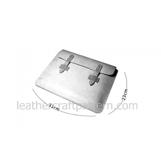 Leather bag pattern briefcase pattern bag sewing pattern PDF instant download ACC-63
