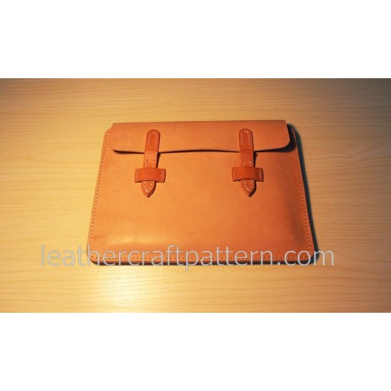 Leather bag pattern briefcase pattern bag sewing pattern PDF instant download ACC-63
