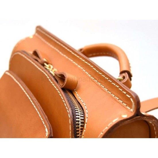 With instruction leather sewing pattern leather backpack pattern PDF instant download ACC-66