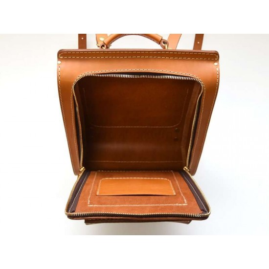 With instruction leather sewing pattern leather backpack pattern PDF instant download ACC-66