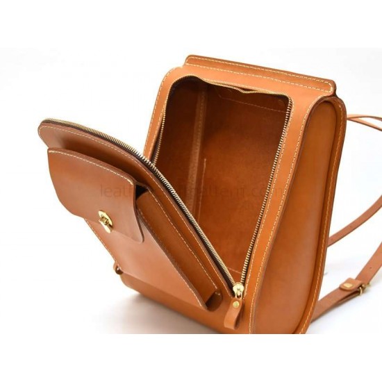 With instruction leather sewing pattern leather backpack pattern PDF instant download ACC-66