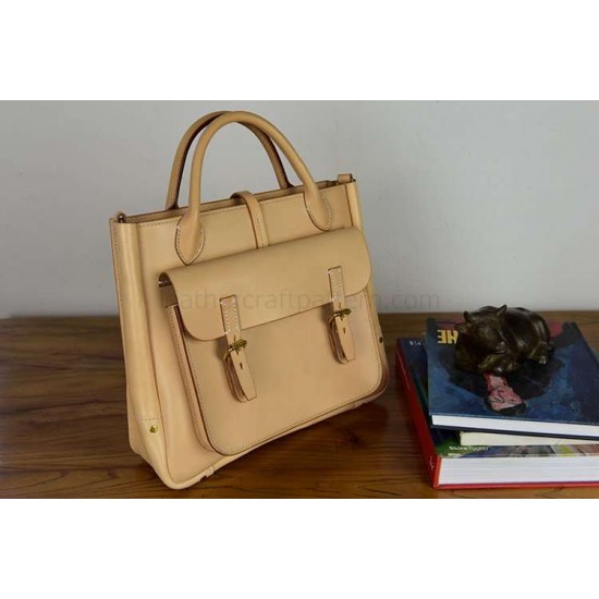 With instruction leather Tote bag pattern PDF instant download ACC-68 leathercraft pattern leather craft pattern leather template
