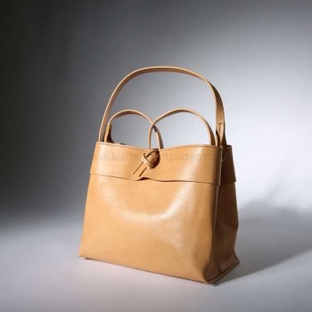 Leather shoulder bag pattern leather template leathercraft pattern ACC-84
