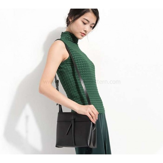 Leather shoulder bag pattern leather template leathercraft pattern ACC-84 Leather shoulder bag pattern leather template leathercraft pattern ACC-84