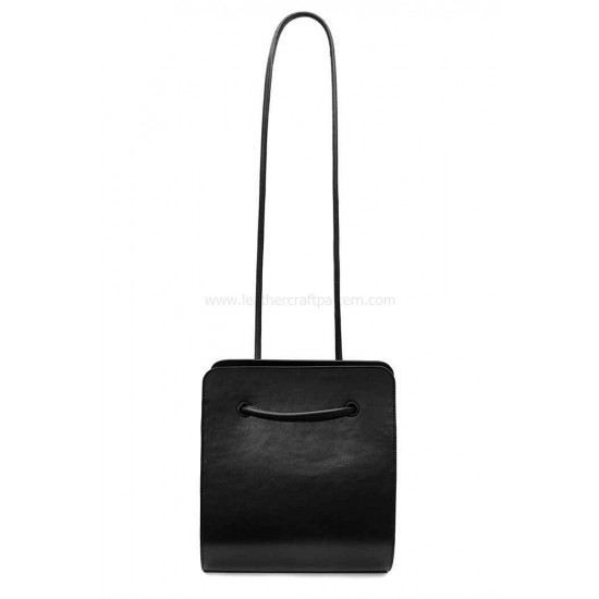 Square Bucket bag pattern Low classic leather bag patterns ACC-88 PDF instant download