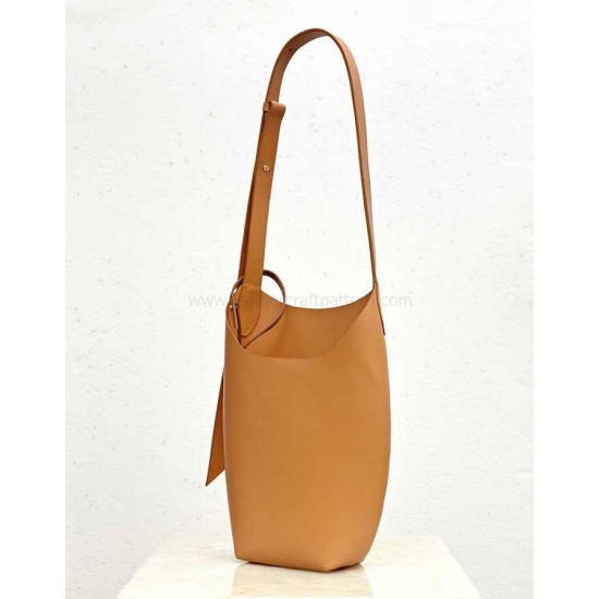 instant download PDF pattern and Tutorial for Miniature Leather Long Bag Karamel Leather