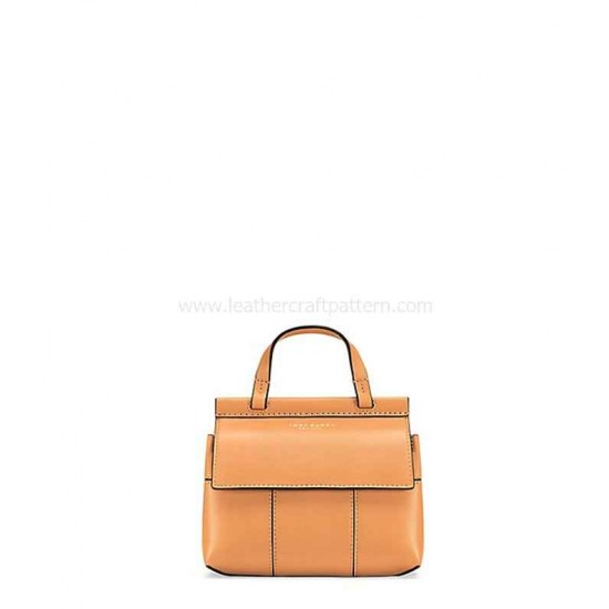 With instruction 2 in 1 Tory Burch handbag pattern leather bag patterns ACC-92 PDF instant download