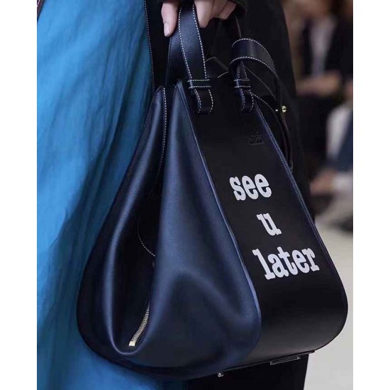 With instruction Leather bag patterns LOEWE two tone hammock bag pattern  ACC-95 PDF instant download