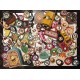 Original design 48 laser cut key fobs pattern