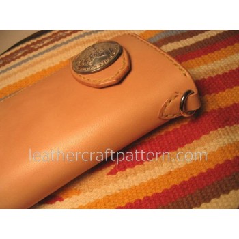 Bag stitch patterns long wallet pattern PDF LWP-16 leather craft leather working leather working patterns bag sewing
