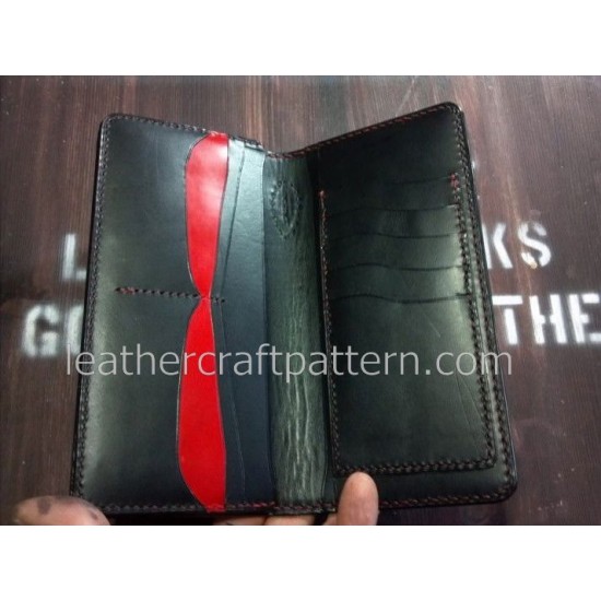 Leather bag pattern long wallet pattern PDF LWP-25 leather craft leather working leather working patterns bag sewing Leather bag pattern long wallet pattern PDF LWP-25 leather craft leather working leather working patterns bag sewing