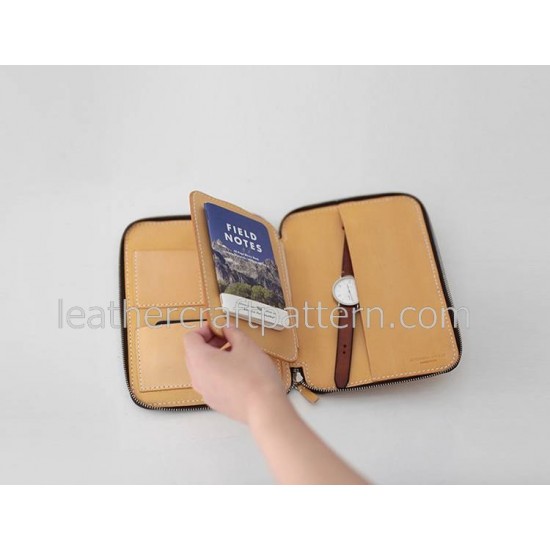 With instruciton reception bag patterns Inclusive package pattern PDF LWP-27 leather craft leather working leather