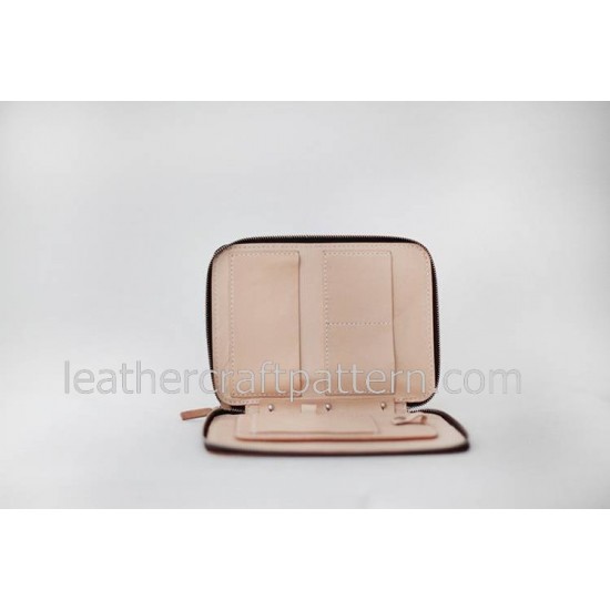 With instruciton reception bag patterns Inclusive package pattern PDF LWP-27 leather craft leather working leather