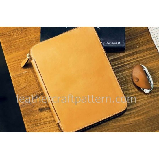 With instruciton reception bag patterns Inclusive package pattern PDF LWP-27 leather craft leather working leather