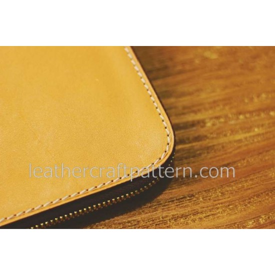 With instruciton reception bag patterns Inclusive package pattern PDF LWP-27 leather craft leather working leather