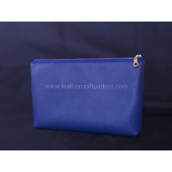 With instruction - Leather clutch pattern PDF instant download LWP-39