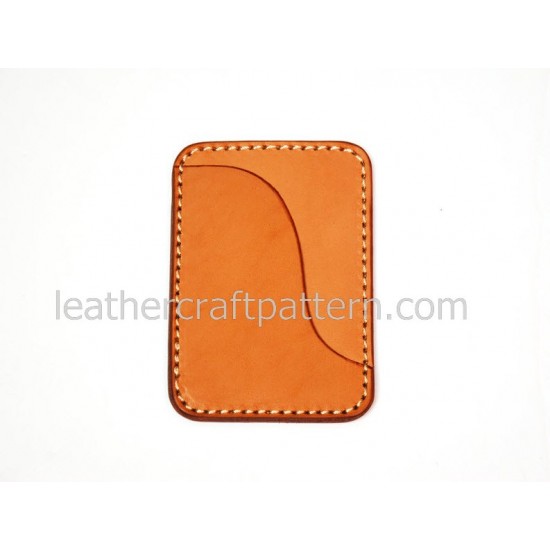 Leather patterns, card case pattern, SLG-01, PDF instant download, leathercraft patterns, leather patterns, leather template