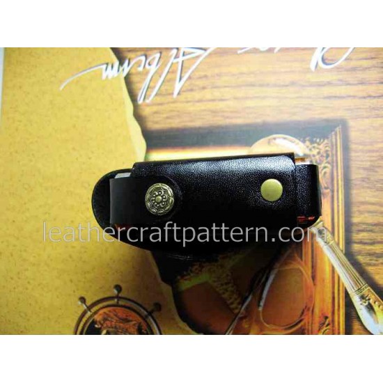 Leather bag pattern, cigarette case pattern, SLG-05, PDF instant download, leather craft patterns, leather patterns, leather template