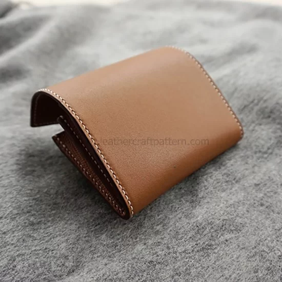Card case, card sleeve, card holder, leather purse pattern