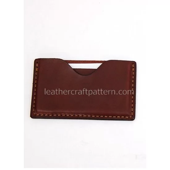 leather card sleeve template Beginner Leather Craft: Card Wallet