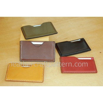 Leather patterns, card holder pattern, card sleeve, SLG-11,PDF instant download, leather craft patterns, leather patterns, leather template