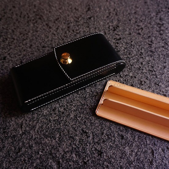 With 29 pictures detailed instruction Montblanc box stitching pen case pattern pdf download SLG-110 With 29 pictures detailed instruction Montblanc box stitching pen case pattern pdf download SLG-110
