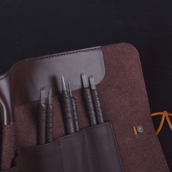 Pen case caving knife rolling bag pattern pdf download SLG-113
