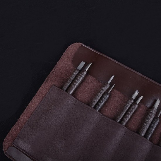 Pen case caving knife rolling bag pattern pdf download SLG-113