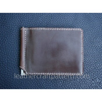 Leather patterns men money clip pattern, PDF instant download, SLG-12, leather craft pattern