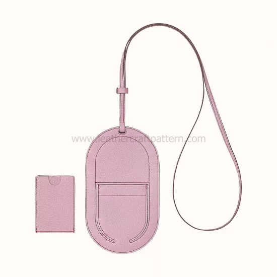 Hermès Hermes Pink In-The-Loop Phone To Go PM Phone Case Leather