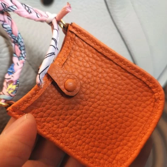 Evelyne Bag DIY Leather Kit - Mini Crossbody Bag Pink Grey Pink