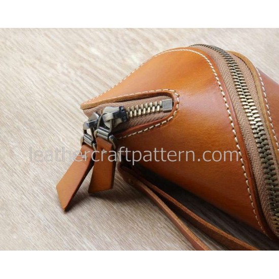 Leather wallet pattern, coin purse pattern, PDF instant download, leathercraft pattern, leather ...