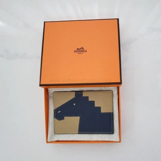 With 25 detailed pictures instruction Hermes Cheval Picto card holder pattern pdf download SLG-169 With 25 detailed pictures instruction Hermes Cheval Picto card holder pattern pdf download SLG-169